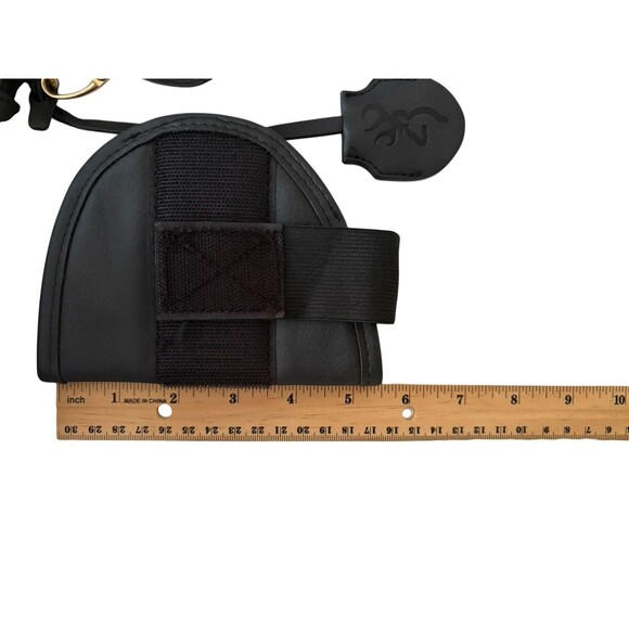Browning Concealed Carry Black Shoulder Bag Easy Access Gun Holder Vegan Leather - Picture 8 of 14